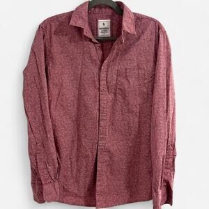 Pan America “LEGEND” Mauve + Floral Men’s Button Down Shirt